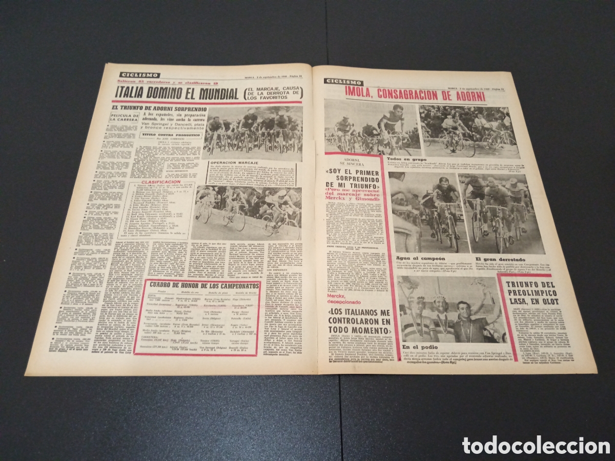 Coleccionismo deportivo: MARCA 02/09/1968 - Foto 5