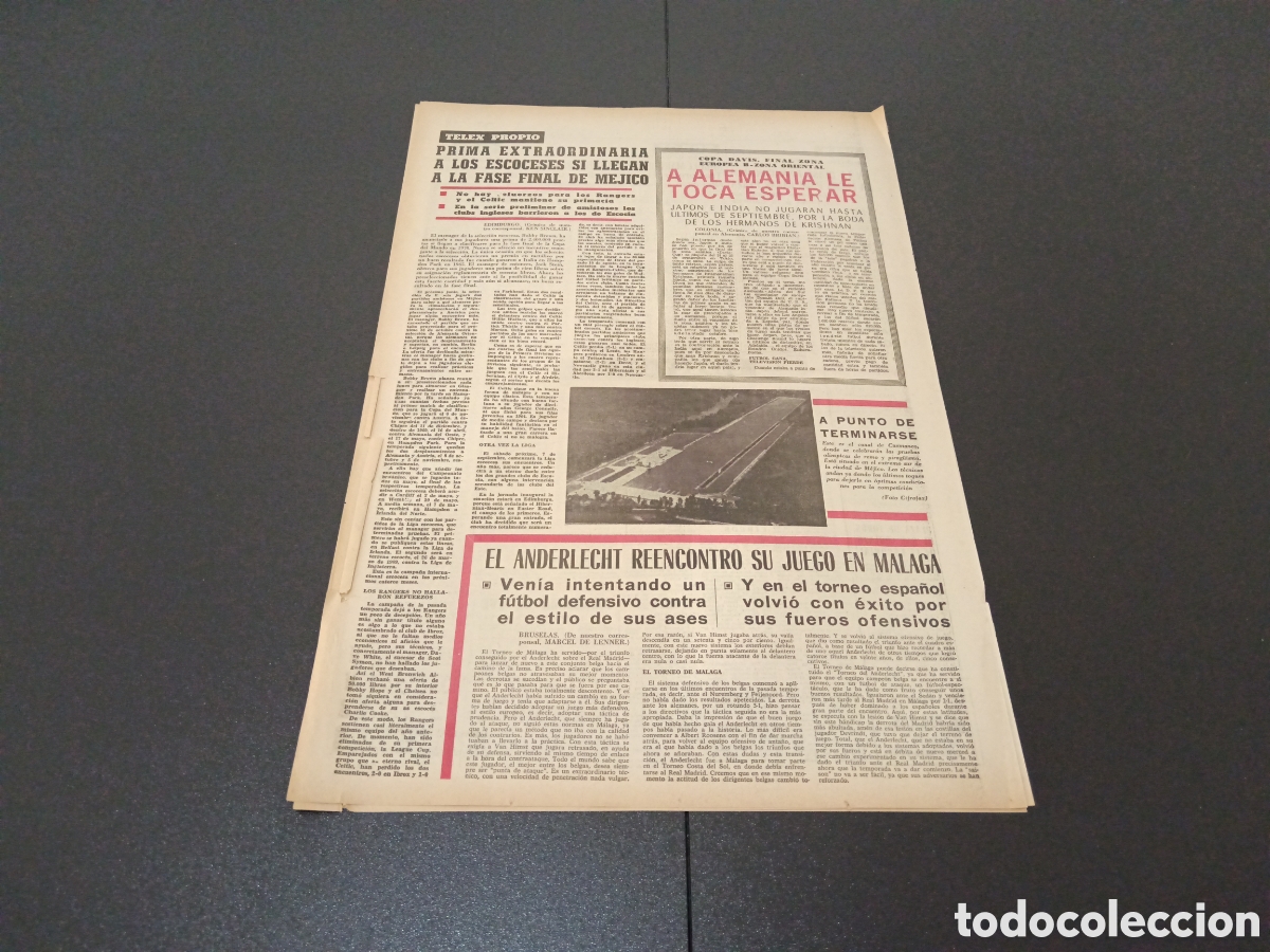 Coleccionismo deportivo: MARCA 05/09/1968 - Foto 4