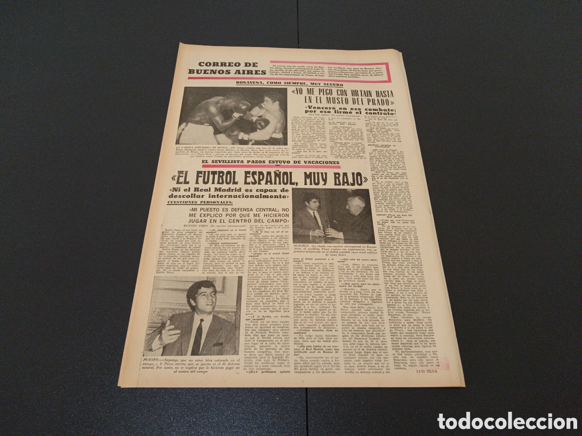 Coleccionismo deportivo: MARCA 10/08/1969 - Foto 4