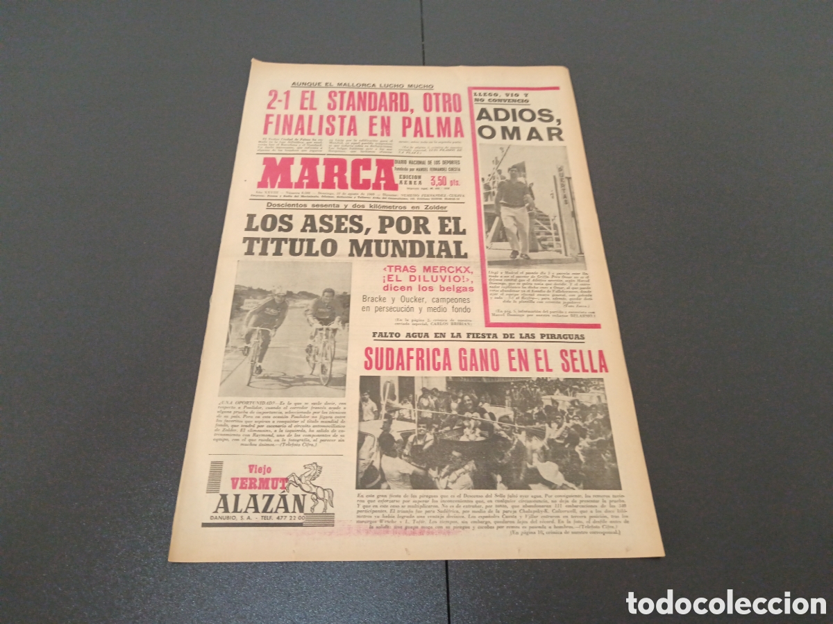 Coleccionismo deportivo: MARCA 10/08/1969 - Foto 1
