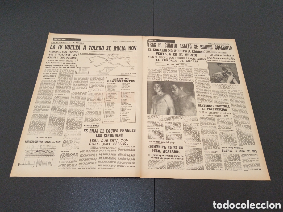 Coleccionismo deportivo: MARCA 14/08/1969 - Foto 2