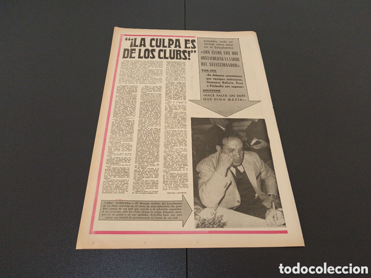 Coleccionismo deportivo: MARCA 23/08/1969 - Foto 4