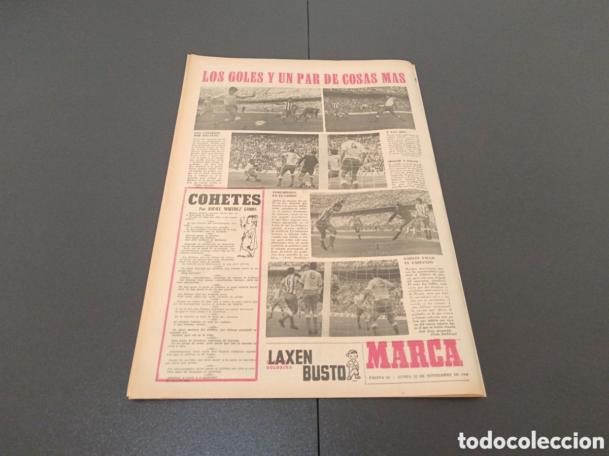 Coleccionismo deportivo: MARCA 22/09/1969 - Foto 11