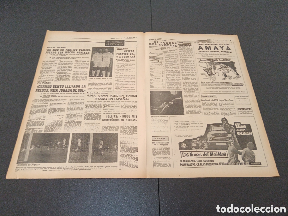 Coleccionismo deportivo: MARCA 25/09/1969 - Foto 3