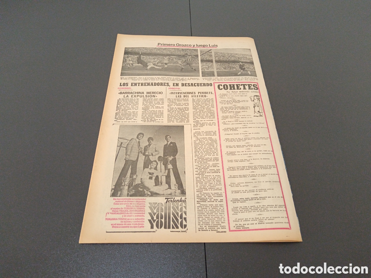 Coleccionismo deportivo: MARCA 29/09/1969 - Foto 12