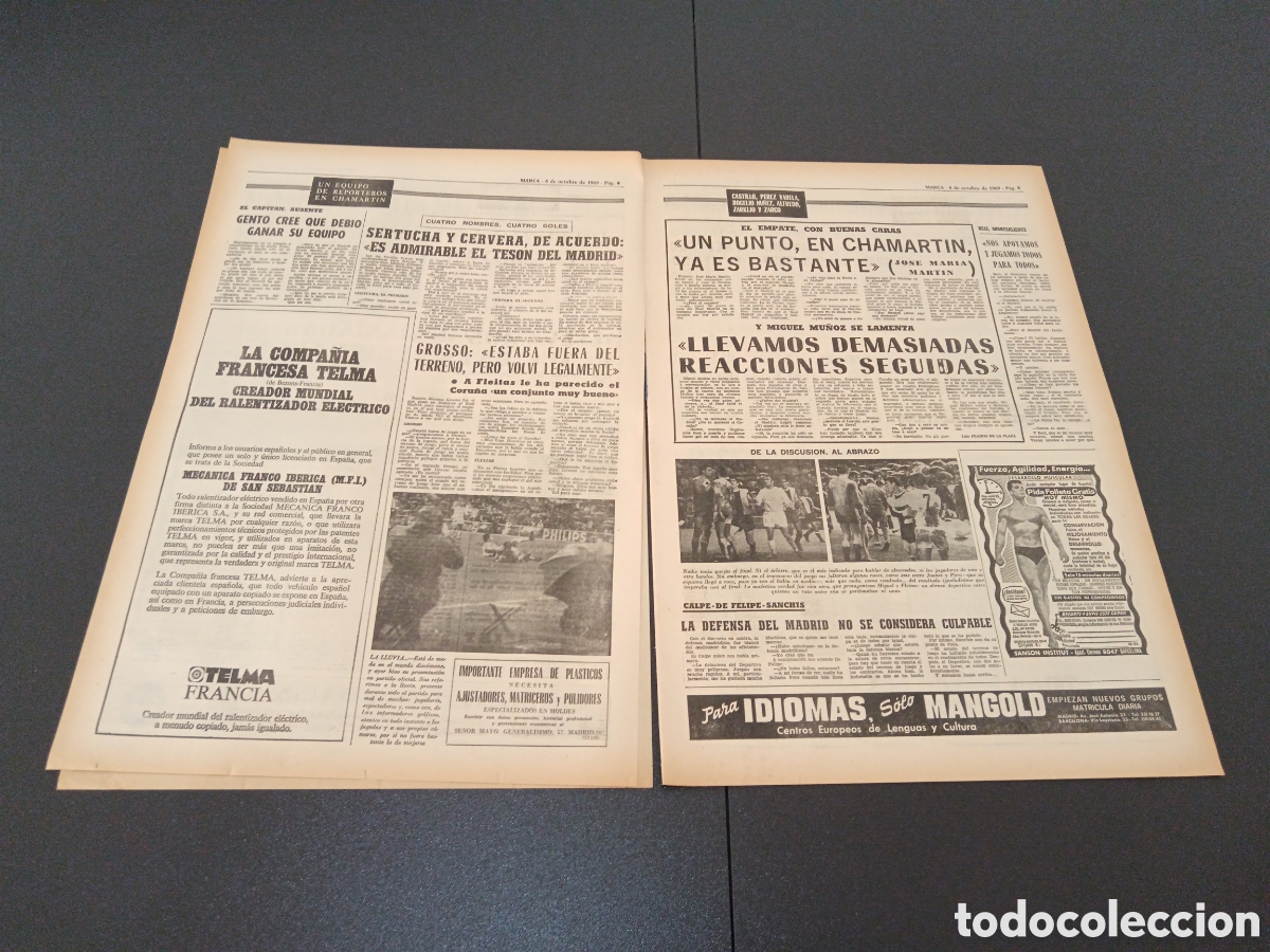 Coleccionismo deportivo: MARCA 06/10/1969 - Foto 3