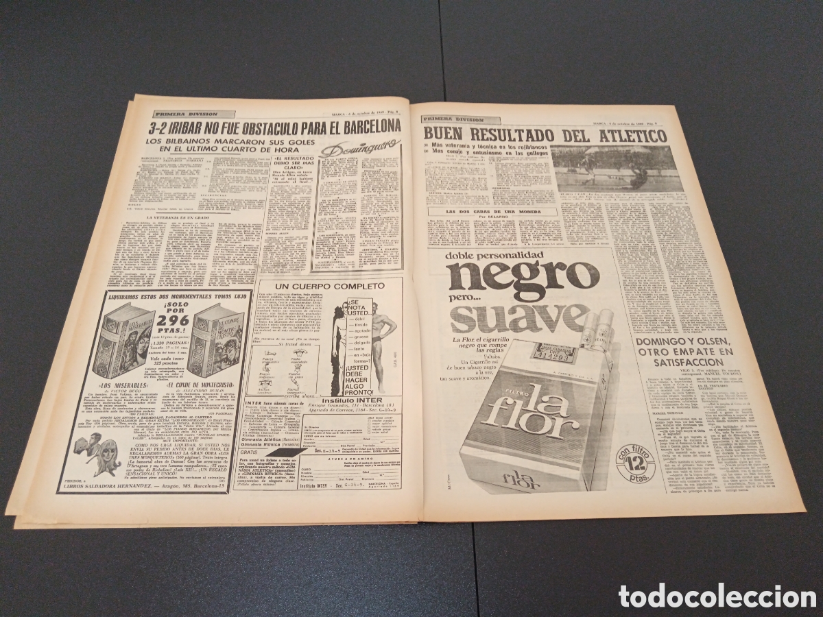 Coleccionismo deportivo: MARCA 06/10/1969 - Foto 5