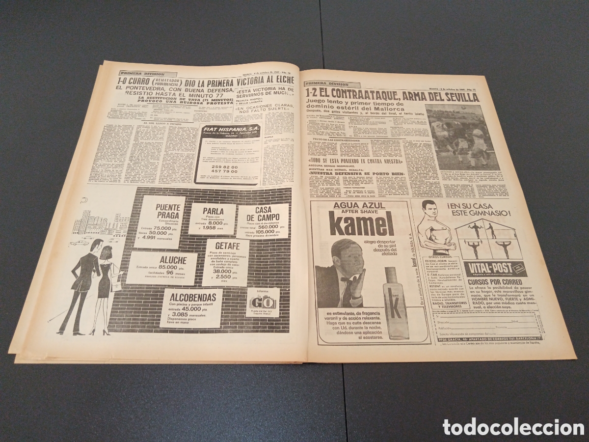 Coleccionismo deportivo: MARCA 06/10/1969 - Foto 6