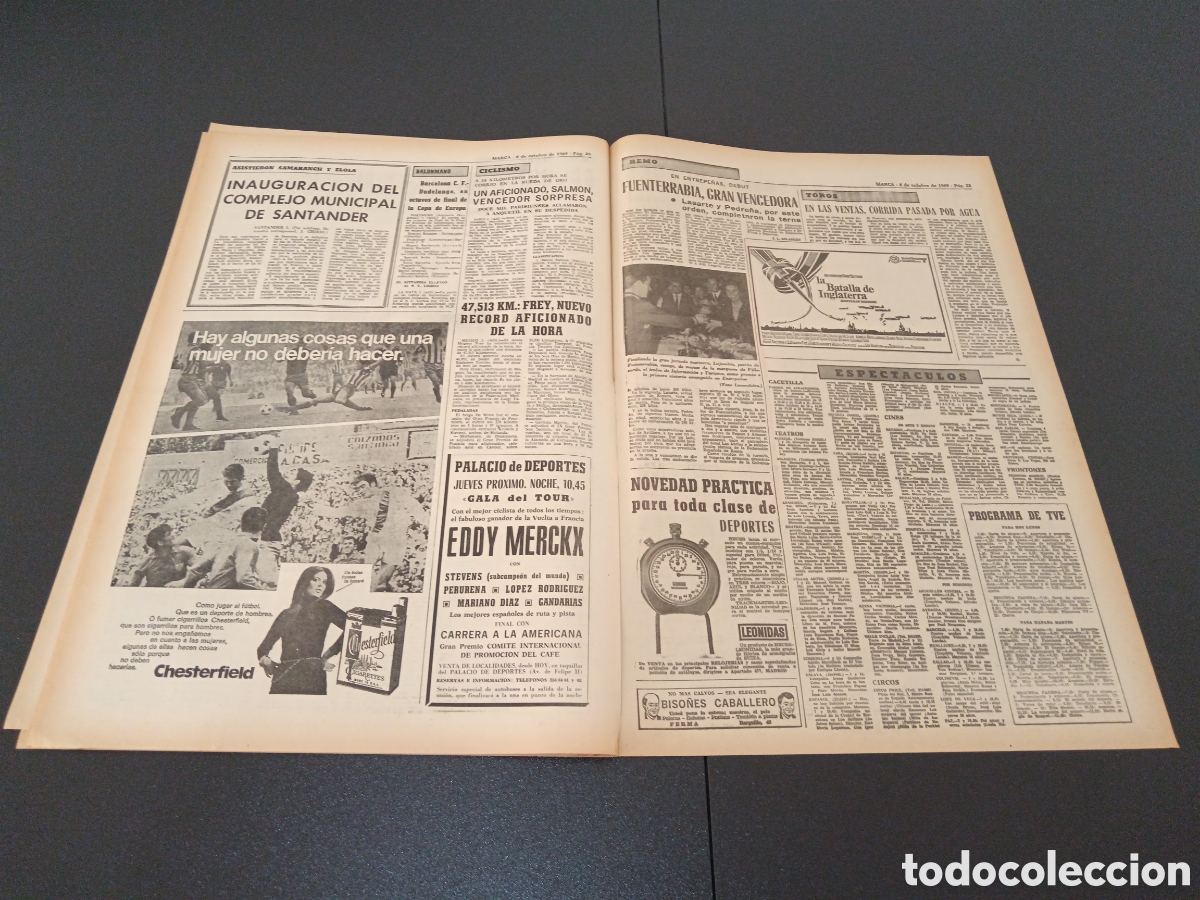 Coleccionismo deportivo: MARCA 06/10/1969 - Foto 10