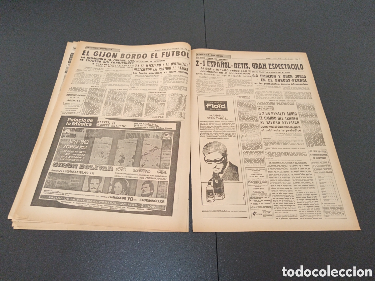 Coleccionismo deportivo: MARCA 27/10/1969 - Foto 9