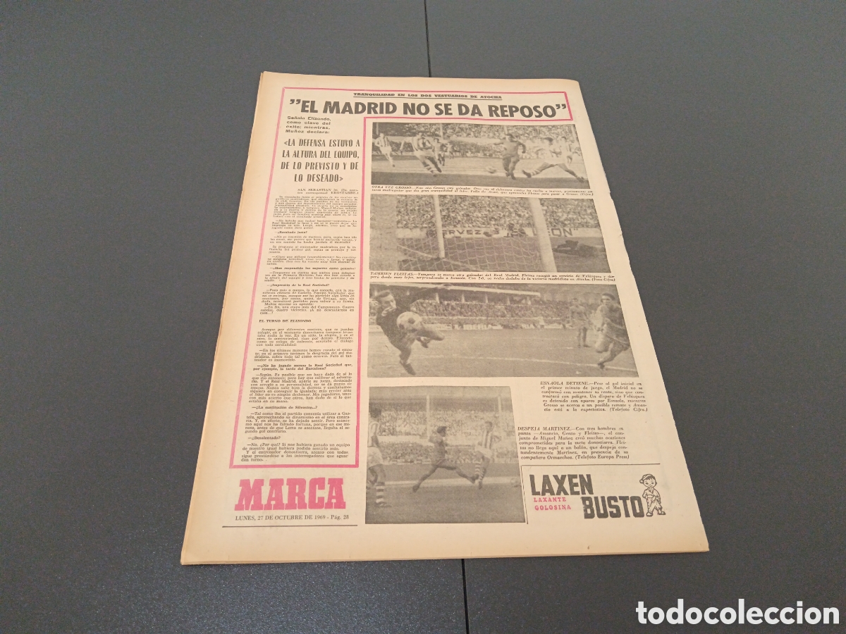 Coleccionismo deportivo: MARCA 27/10/1969 - Foto 13