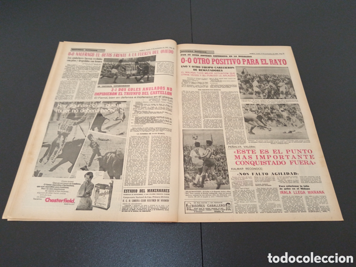 Coleccionismo deportivo: MARCA 17/11/1969 - Foto 6