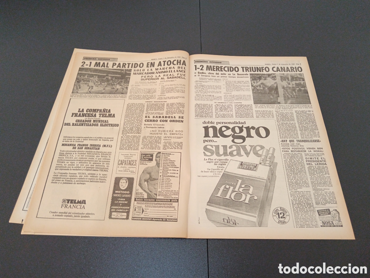 Coleccionismo deportivo: MARCA 01/12/1969 - Foto 5