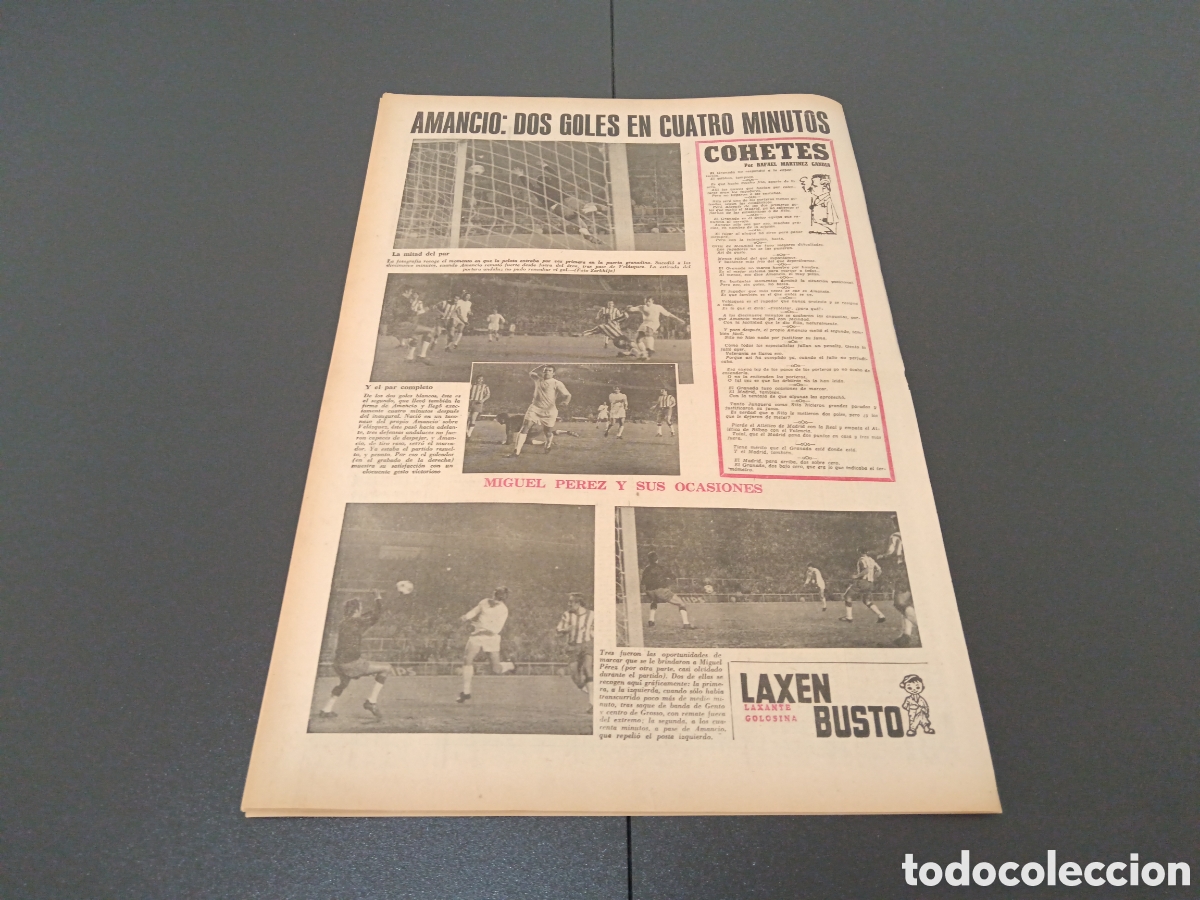 Coleccionismo deportivo: MARCA 15/12/1969 - Foto 12