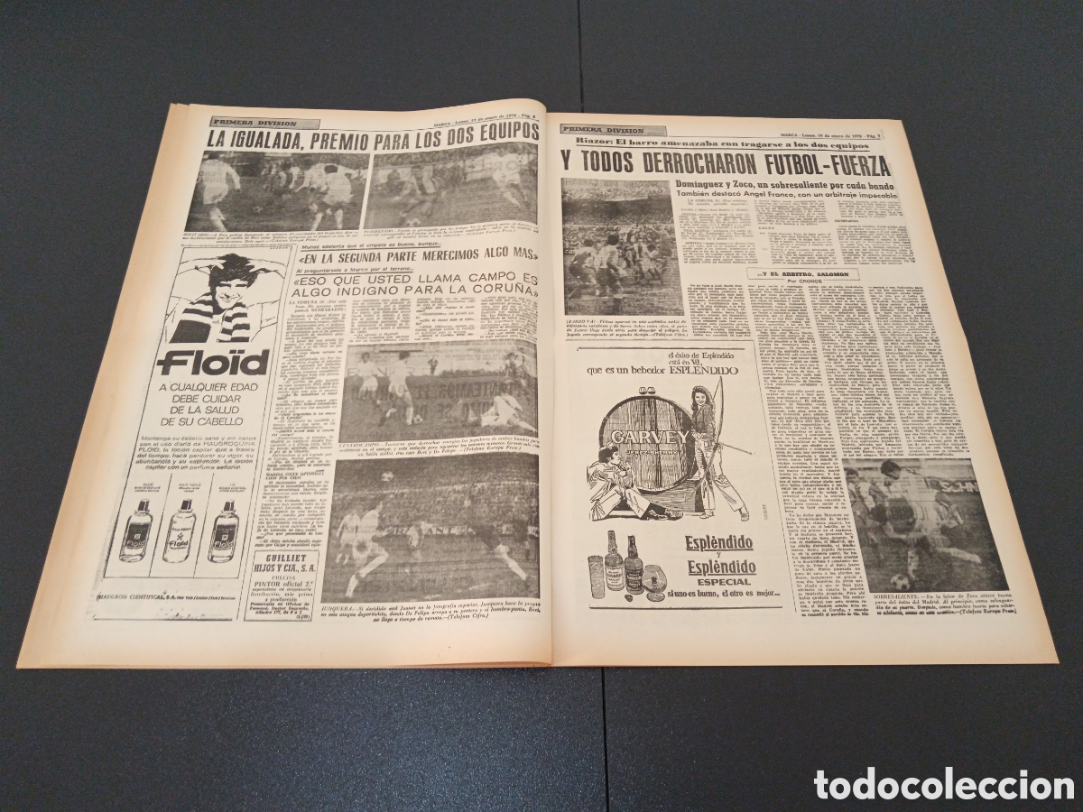 Coleccionismo deportivo: MARCA 19/01/1970 - Foto 4