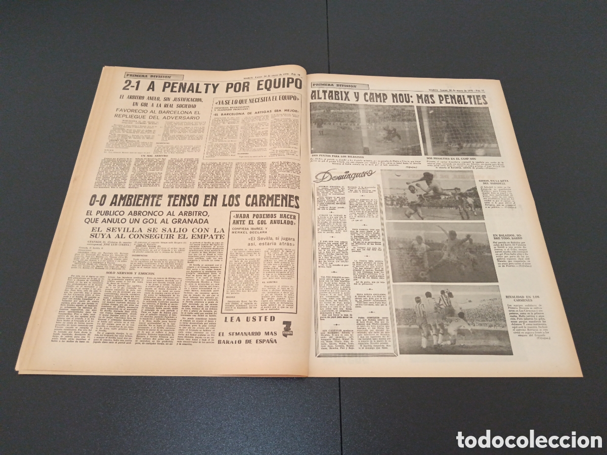 Coleccionismo deportivo: MARCA 26/01/1970 - Foto 6