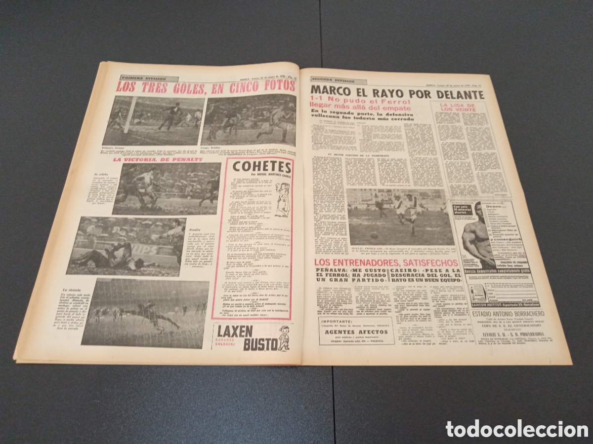Coleccionismo deportivo: MARCA 26/01/1970 - Foto 7