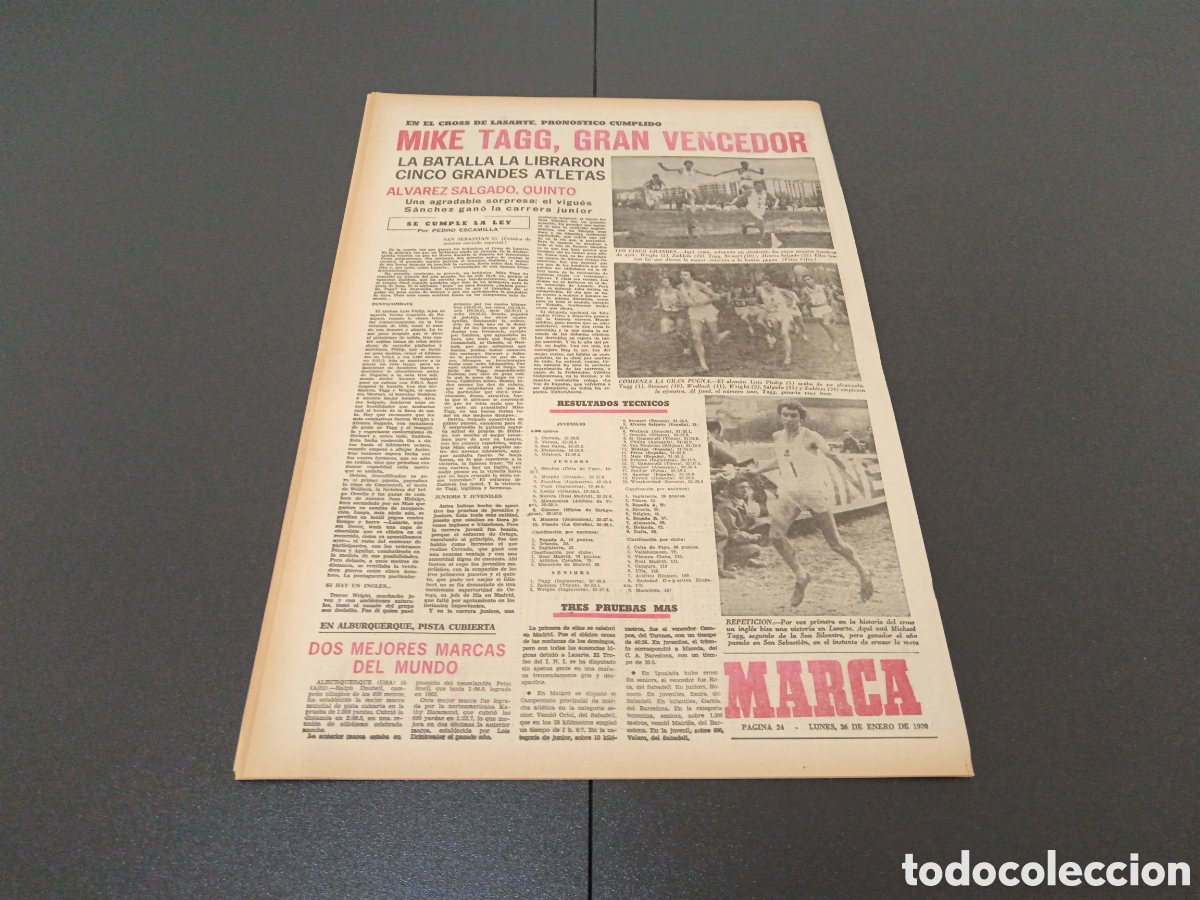 Coleccionismo deportivo: MARCA 26/01/1970 - Foto 11