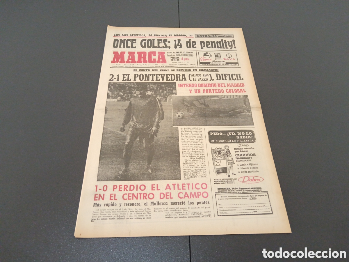 Coleccionismo deportivo: MARCA 26/01/1970 - Foto 1