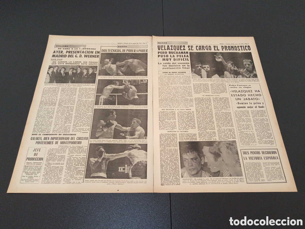 Coleccionismo deportivo: MARCA 30/01/1970 - Foto 2
