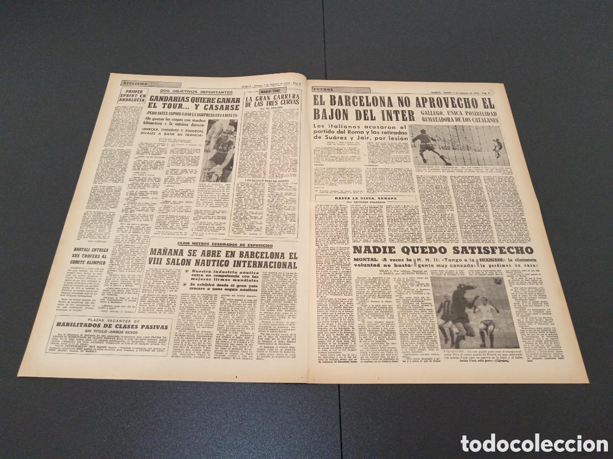 Coleccionismo deportivo: MARCA 05/02/1970 - Foto 2