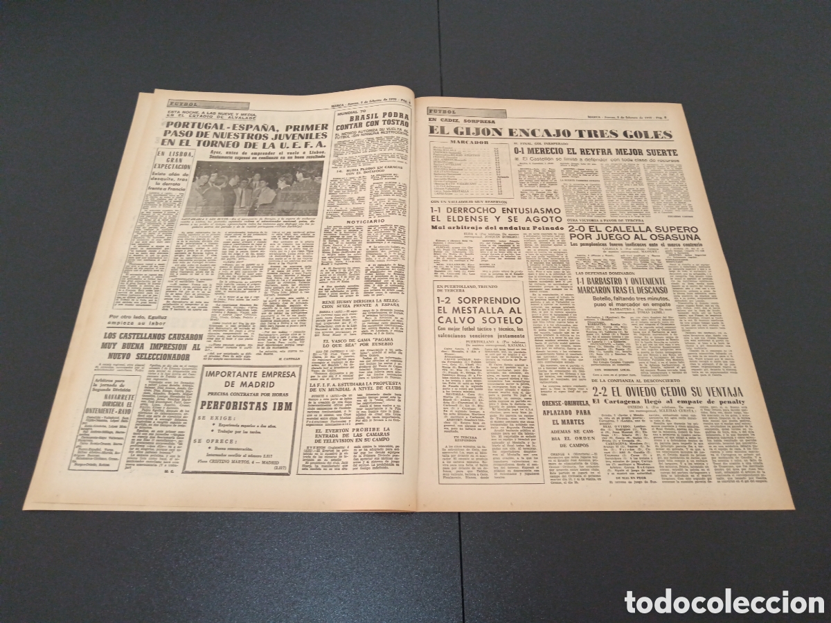 Coleccionismo deportivo: MARCA 05/02/1970 - Foto 3