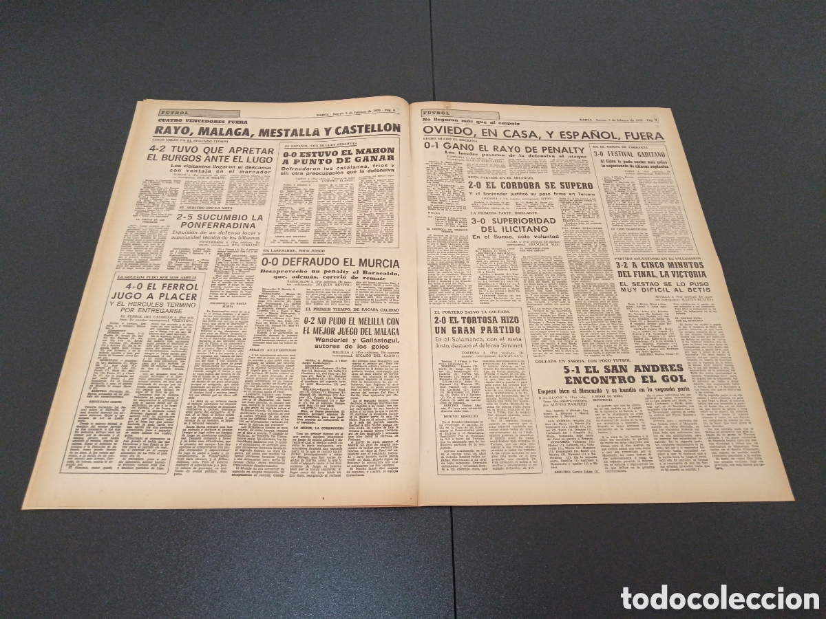 Coleccionismo deportivo: MARCA 05/02/1970 - Foto 4