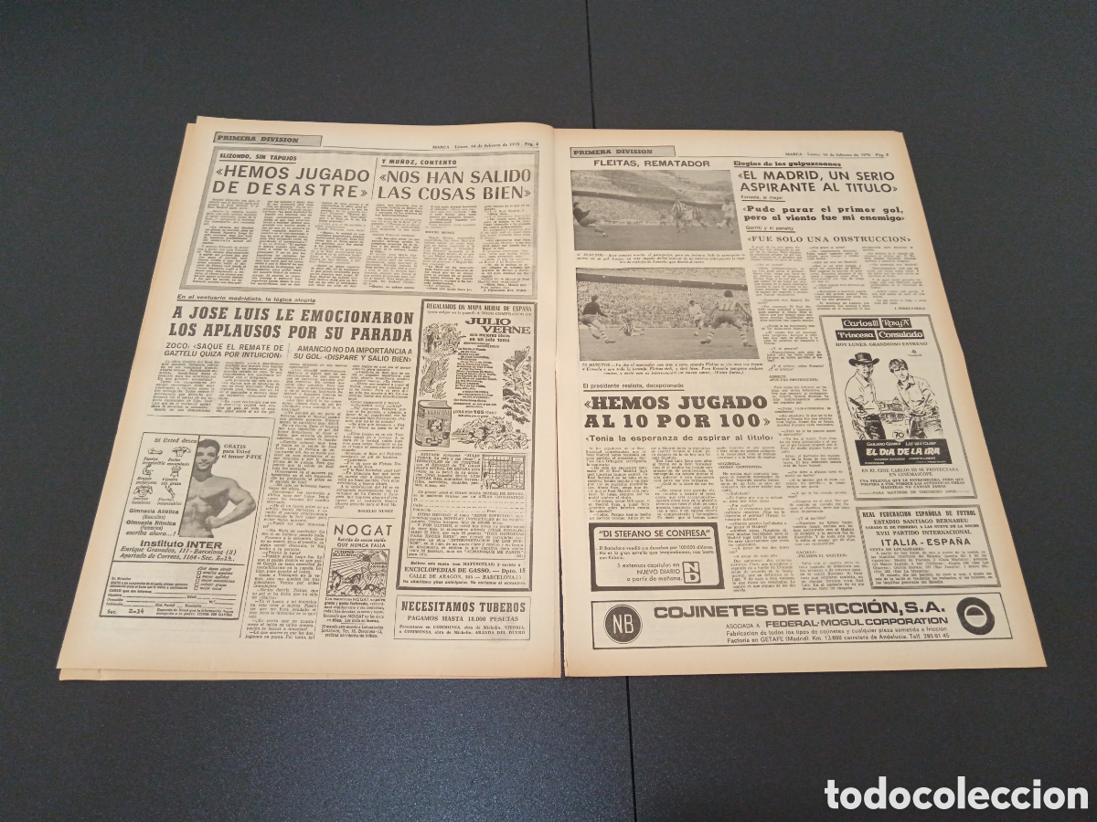 Coleccionismo deportivo: MARCA 16/02/1970 - Foto 3