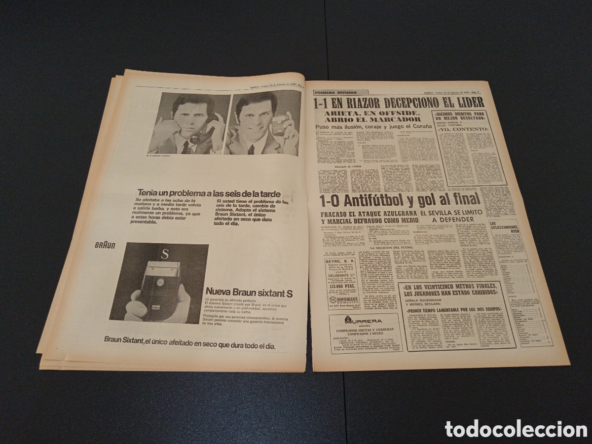 Coleccionismo deportivo: MARCA 16/02/1970 - Foto 5