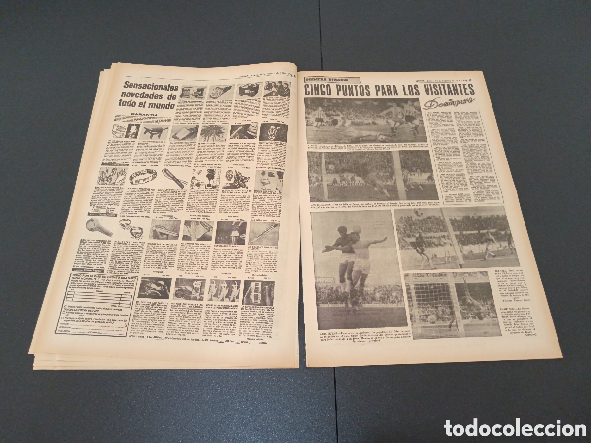 Coleccionismo deportivo: MARCA 16/02/1970 - Foto 7