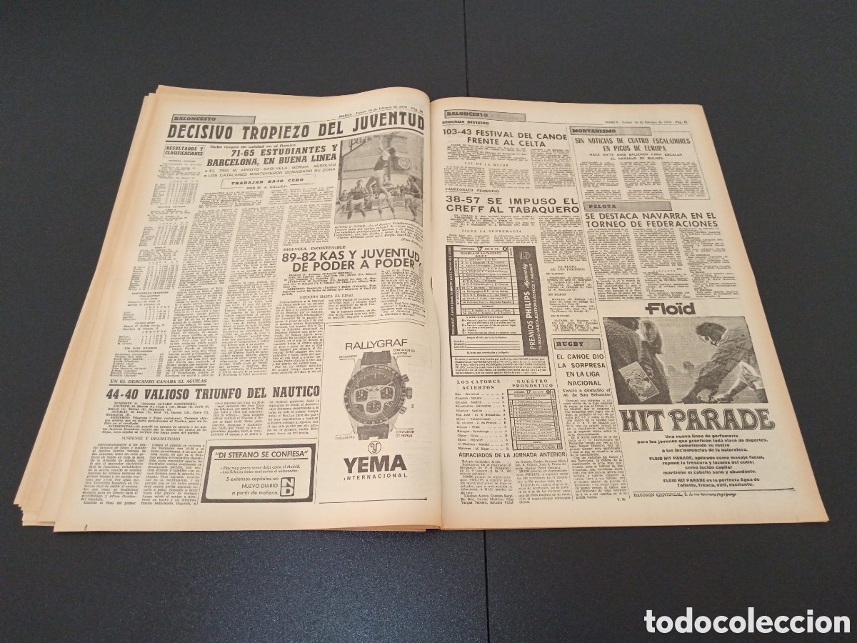 Coleccionismo deportivo: MARCA 16/02/1970 - Foto 11