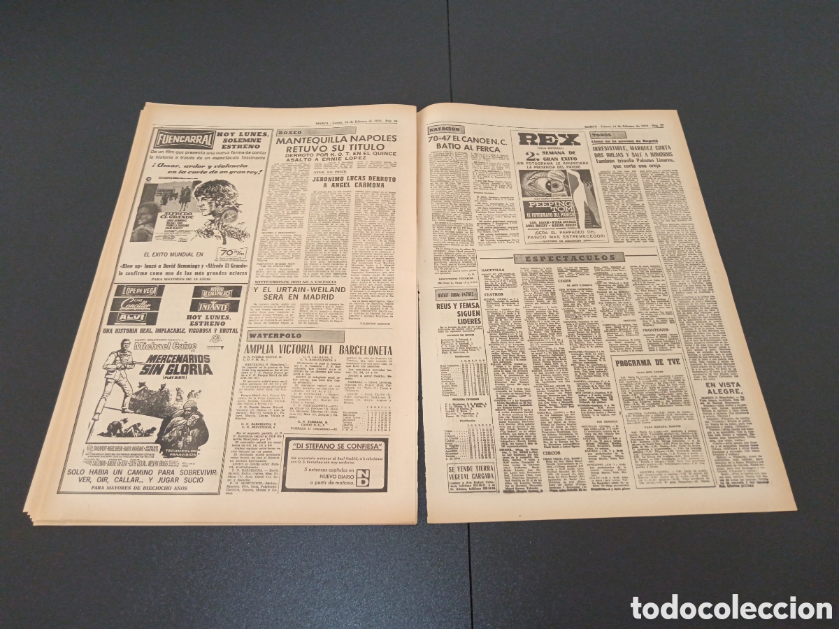 Coleccionismo deportivo: MARCA 16/02/1970 - Foto 14