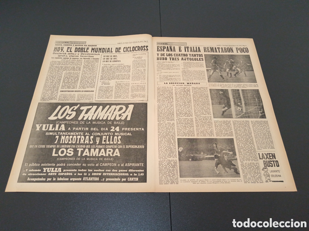 Coleccionismo deportivo: MARCA 22/02/1970 - Foto 2