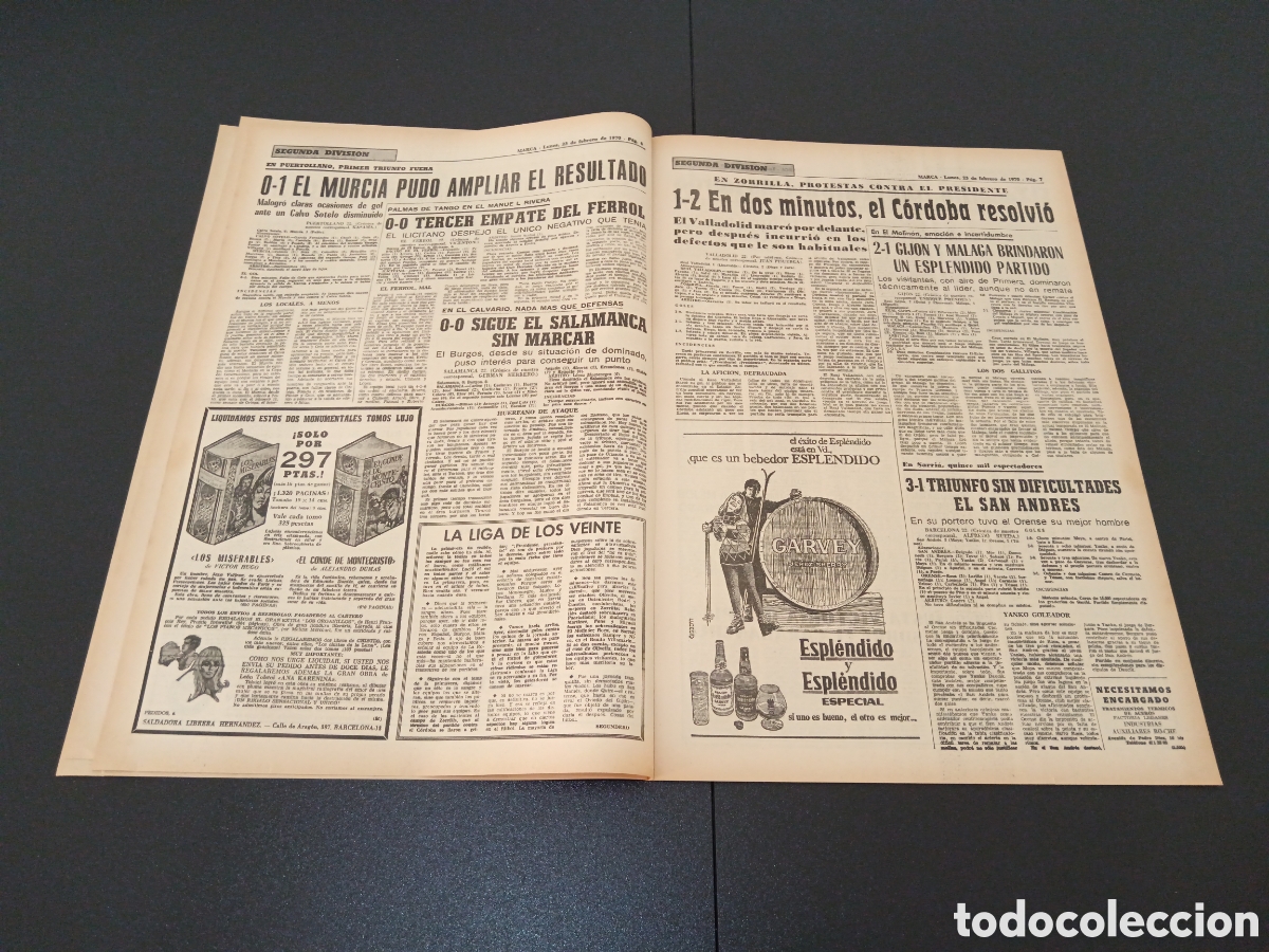 Coleccionismo deportivo: MARCA 23/02/1970 - Foto 4