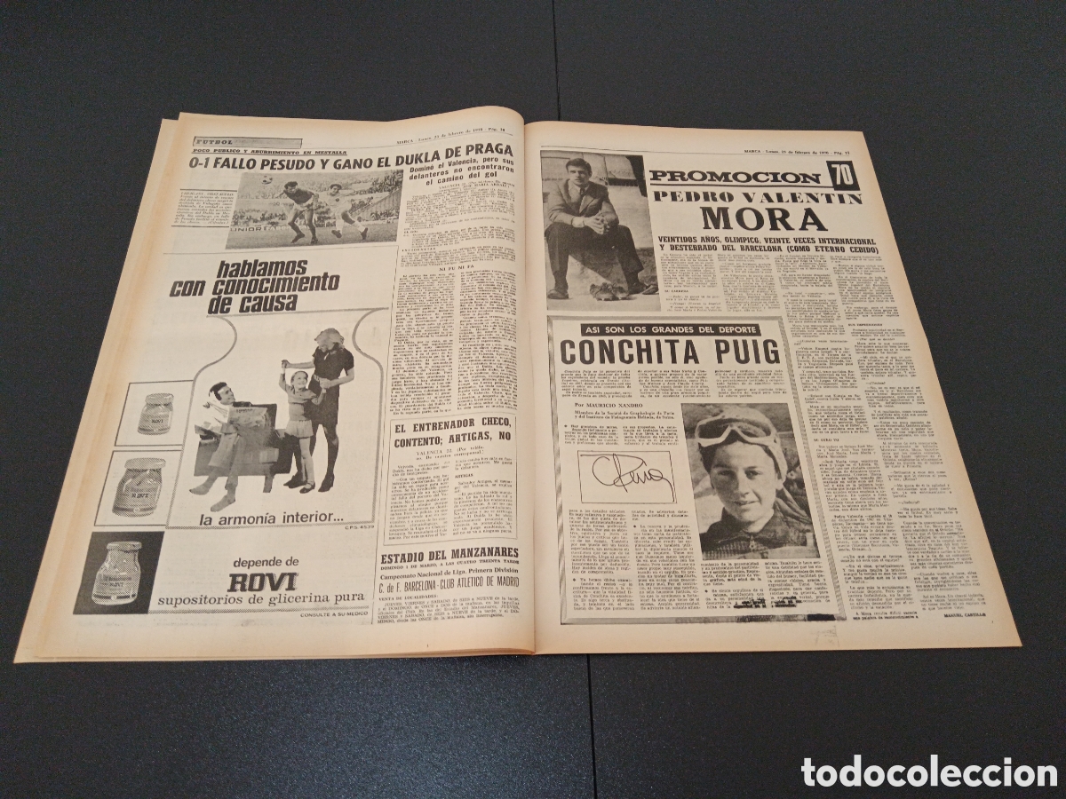 Coleccionismo deportivo: MARCA 23/02/1970 - Foto 6
