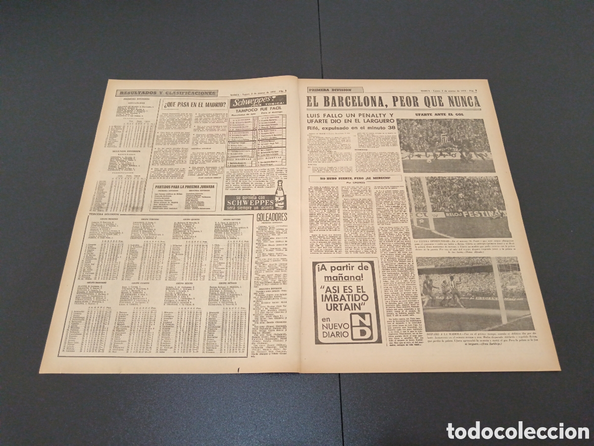 Coleccionismo deportivo: MARCA 02/03/1970 - Foto 2