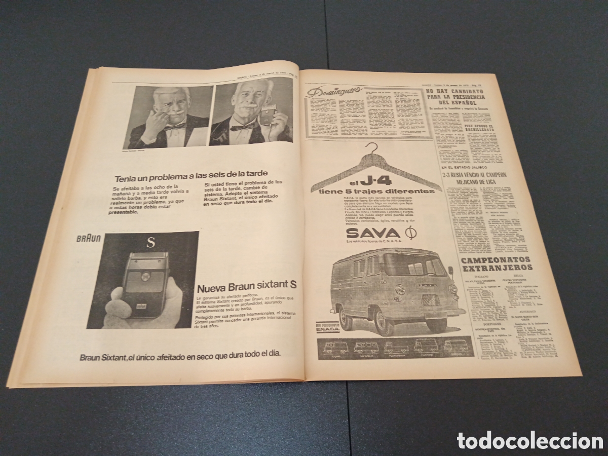 Coleccionismo deportivo: MARCA 02/03/1970 - Foto 7