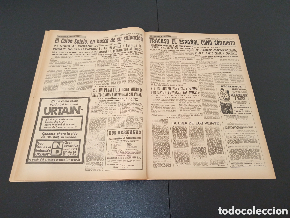 Coleccionismo deportivo: MARCA 02/03/1970 - Foto 9