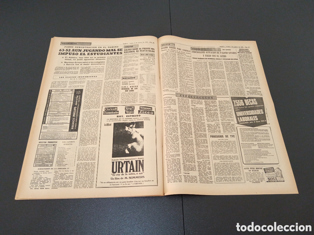Coleccionismo deportivo: MARCA 02/03/1970 - Foto 11