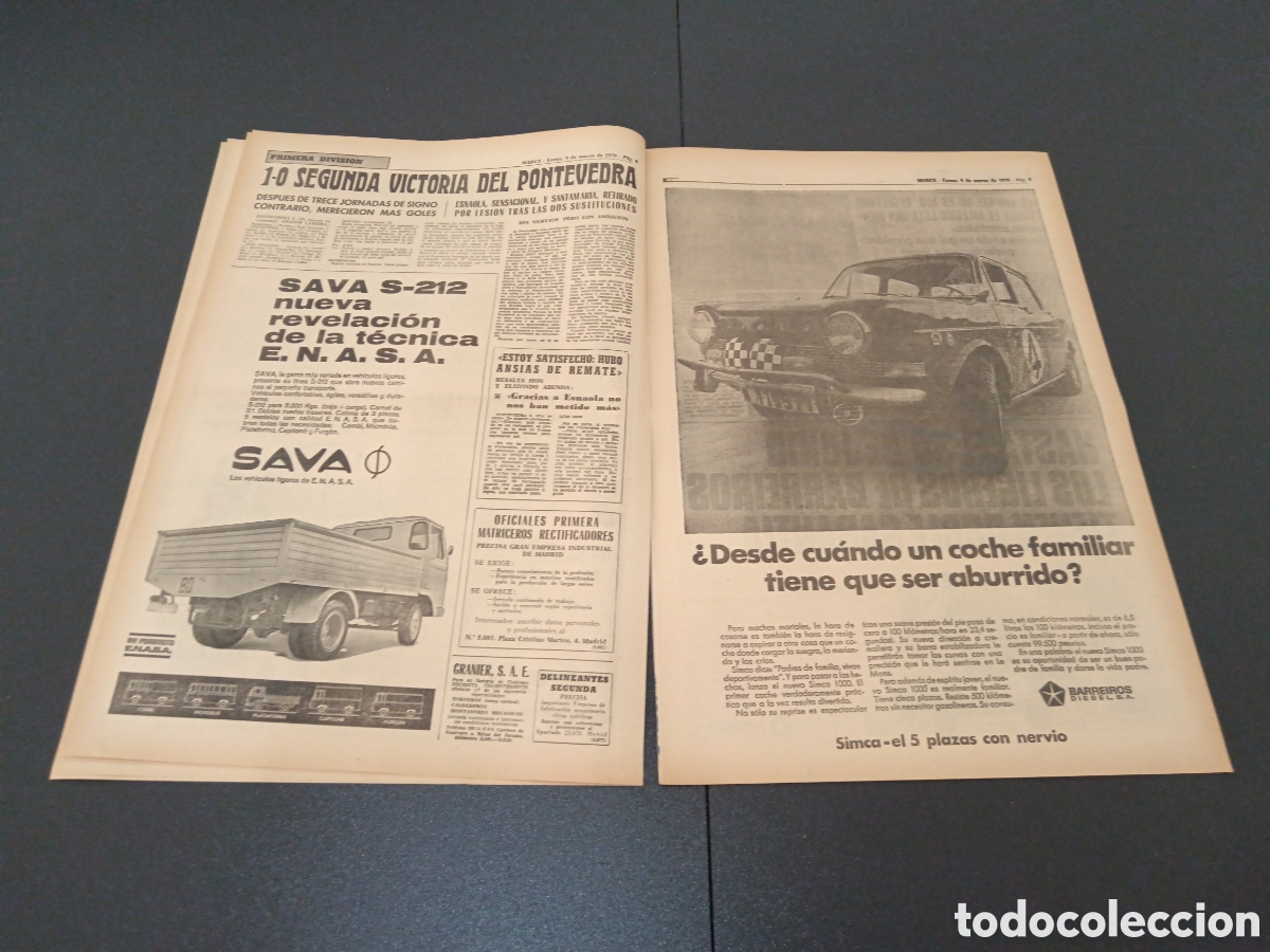 Coleccionismo deportivo: MARCA 09/03/1970 - Foto 5