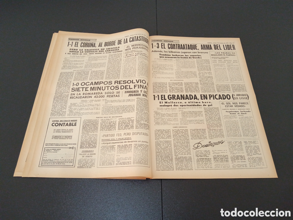 Coleccionismo deportivo: MARCA 09/03/1970 - Foto 7