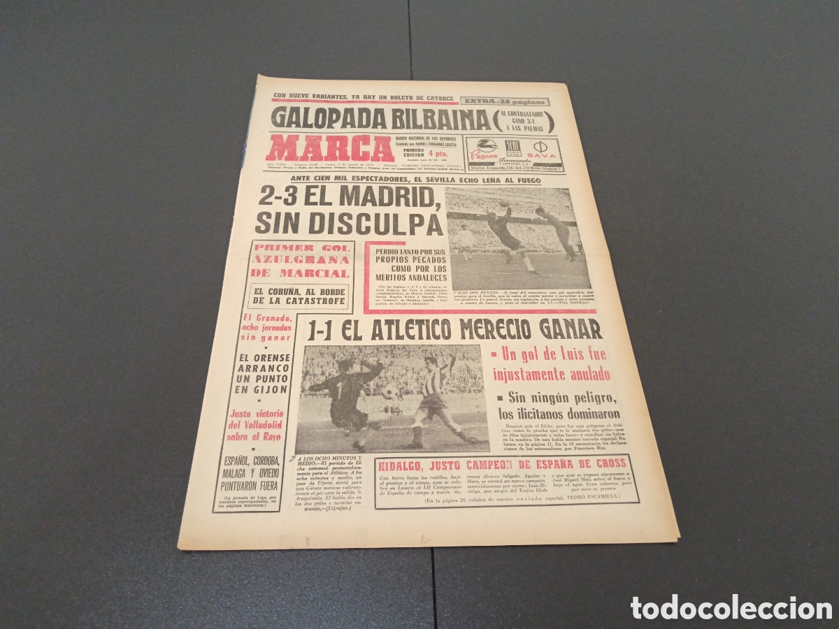 Coleccionismo deportivo: MARCA 09/03/1970 - Foto 1