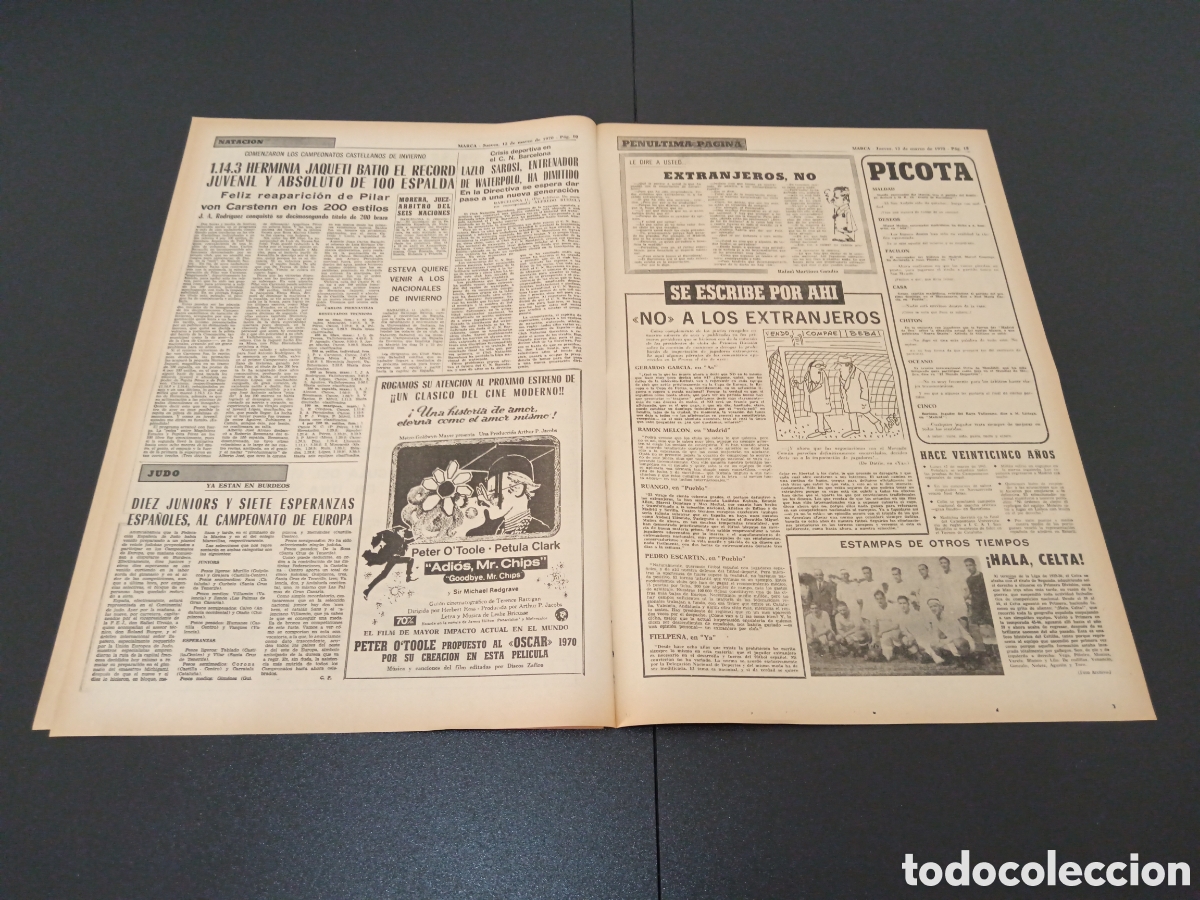 Coleccionismo deportivo: MARCA 12/03/1970 - Foto 3
