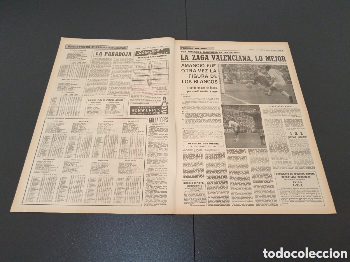 Coleccionismo deportivo: MARCA 23/03/1970 - Foto 2