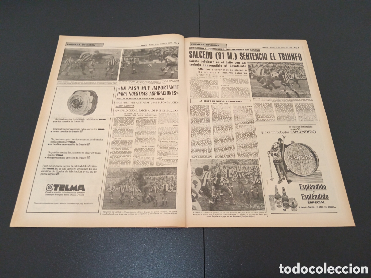Coleccionismo deportivo: MARCA 23/03/1970 - Foto 4
