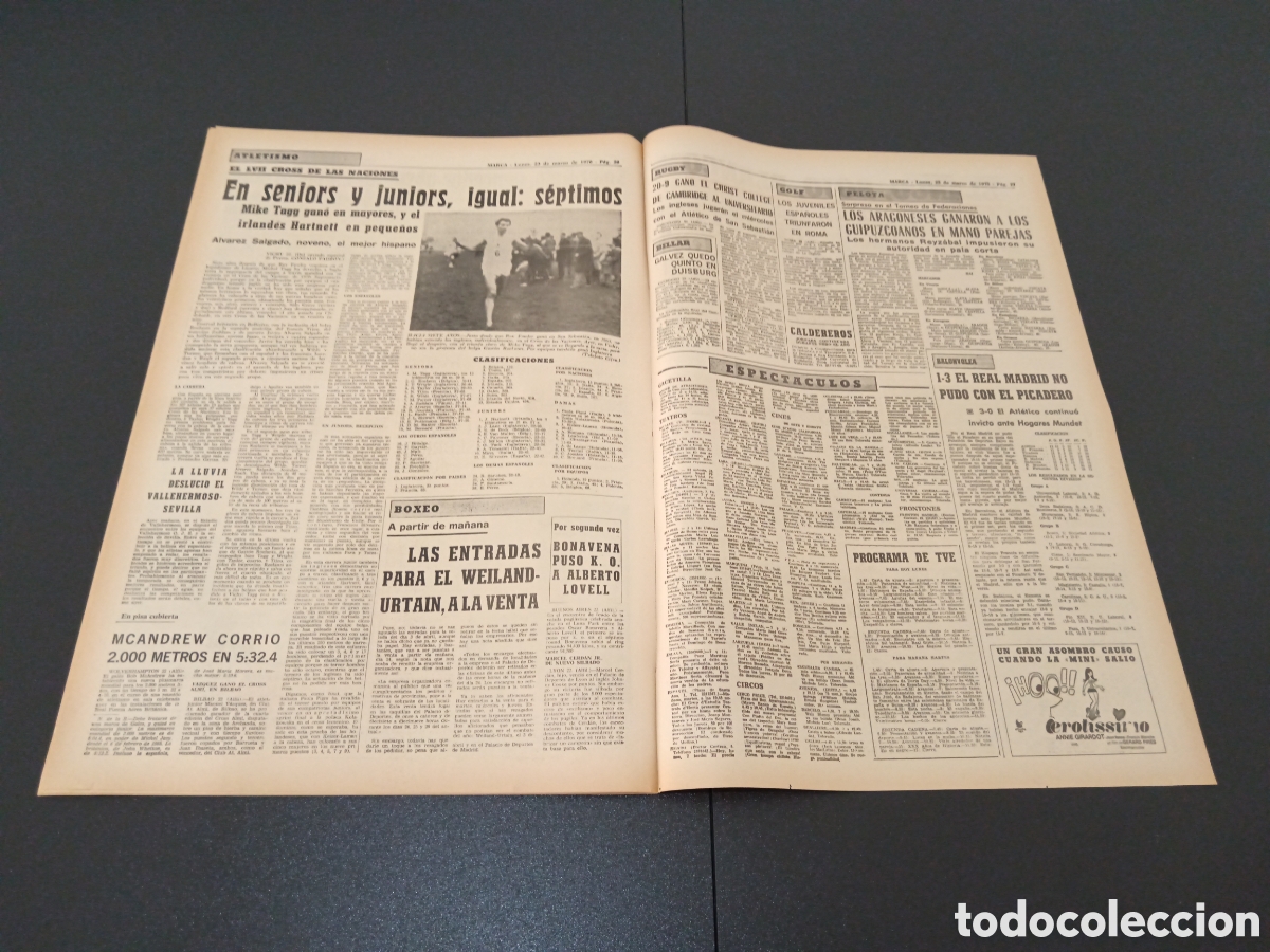 Coleccionismo deportivo: MARCA 23/03/1970 - Foto 11