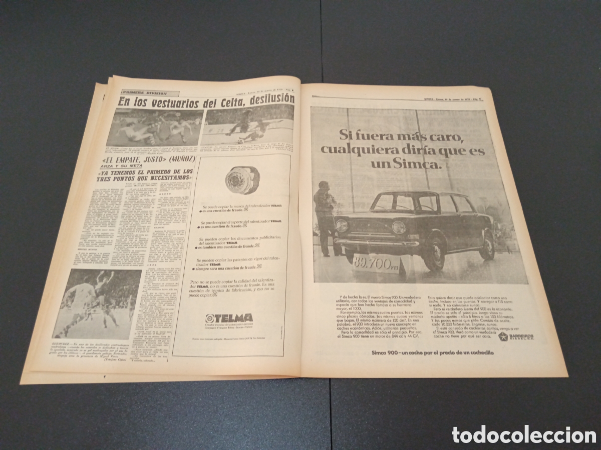 Coleccionismo deportivo: MARCA 30/03/1970 - Foto 5