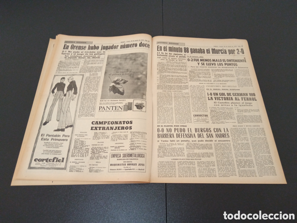 Coleccionismo deportivo: MARCA 30/03/1970 - Foto 10