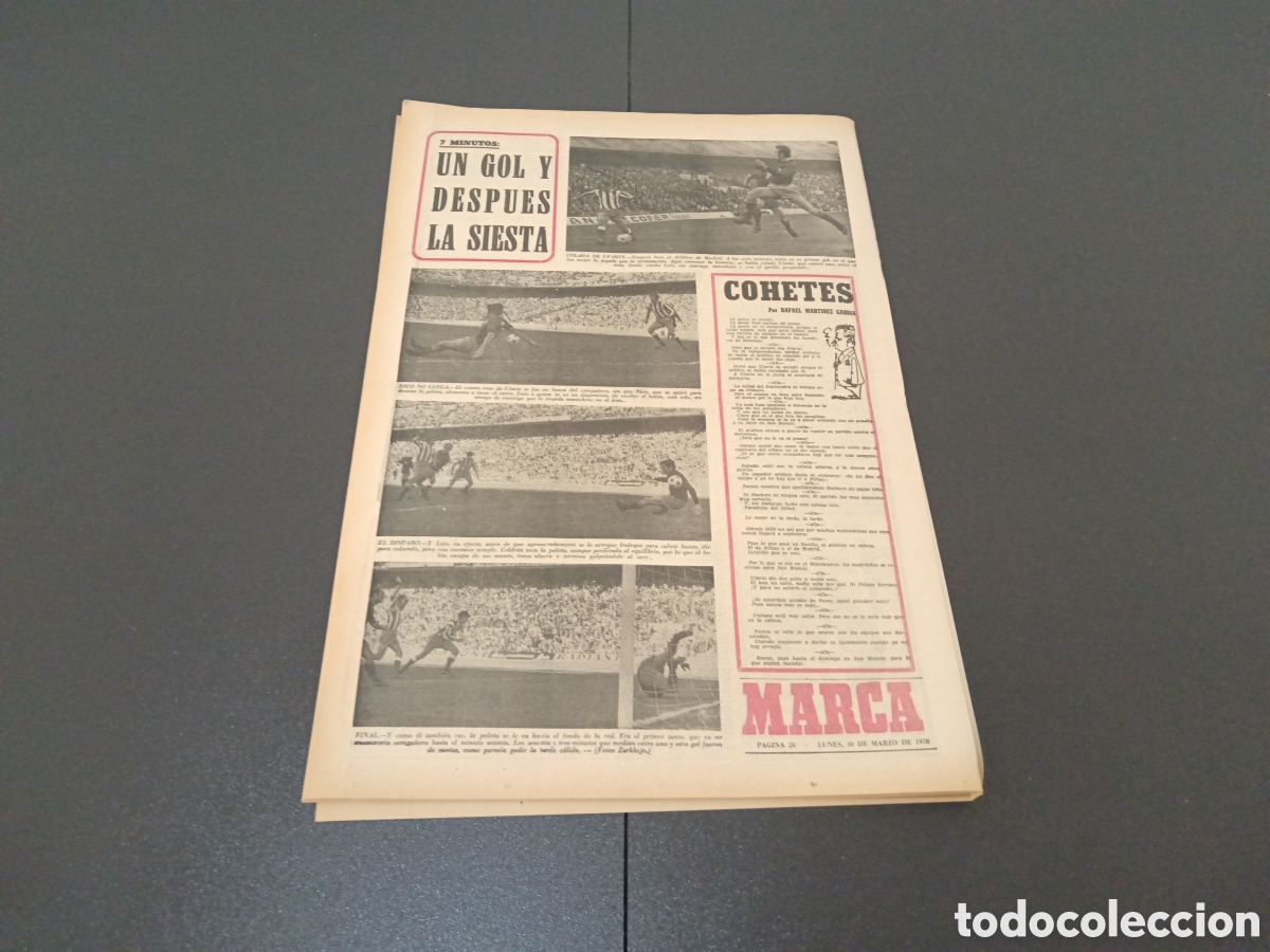 Coleccionismo deportivo: MARCA 30/03/1970 - Foto 14