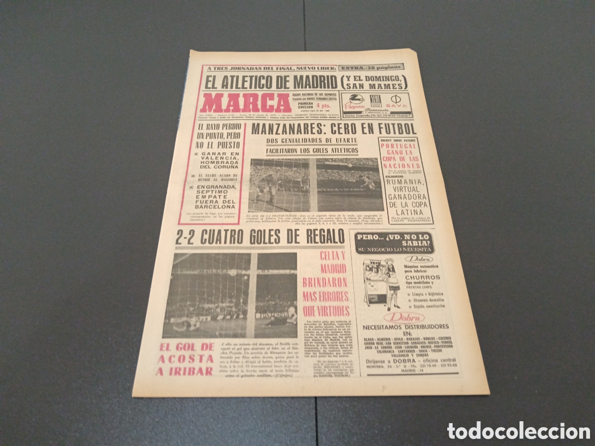 Coleccionismo deportivo: MARCA 30/03/1970 - Foto 1